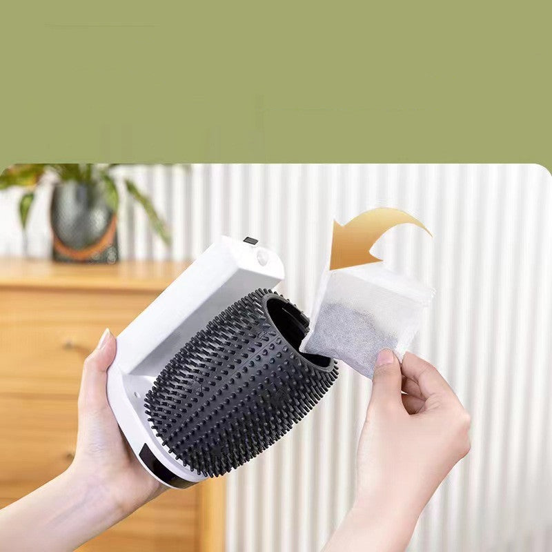 Automatic Cat Self Grooming Corner Scratcher - My Pets R Us