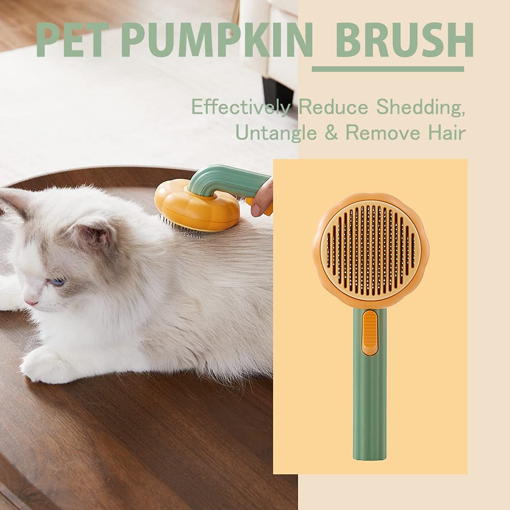 Pumpkin Tangled Hair Grooming Comb For Cat - My Pets R Us