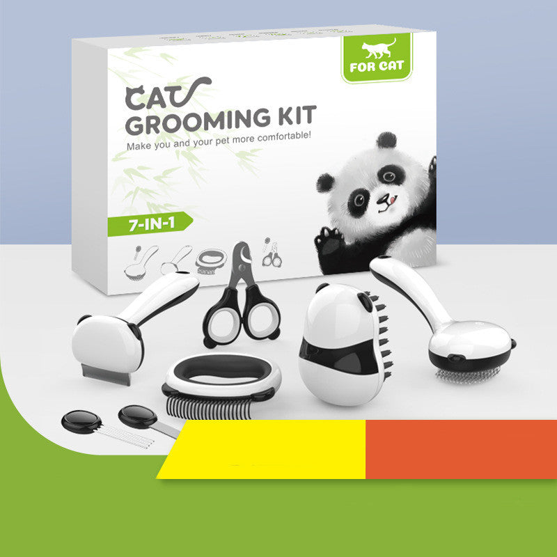 Cat Grooming Comb Bathing Brush Set - My Pets R Us