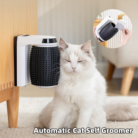 Automatic Cat Self Grooming Corner Scratcher - My Pets R Us