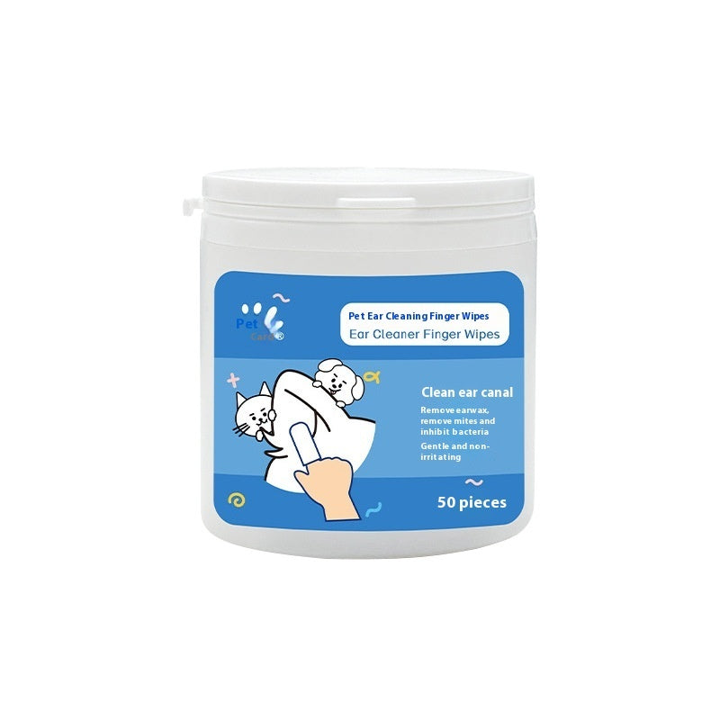 Pet Ear Cleaning Finger Wipes - My Pets R Us