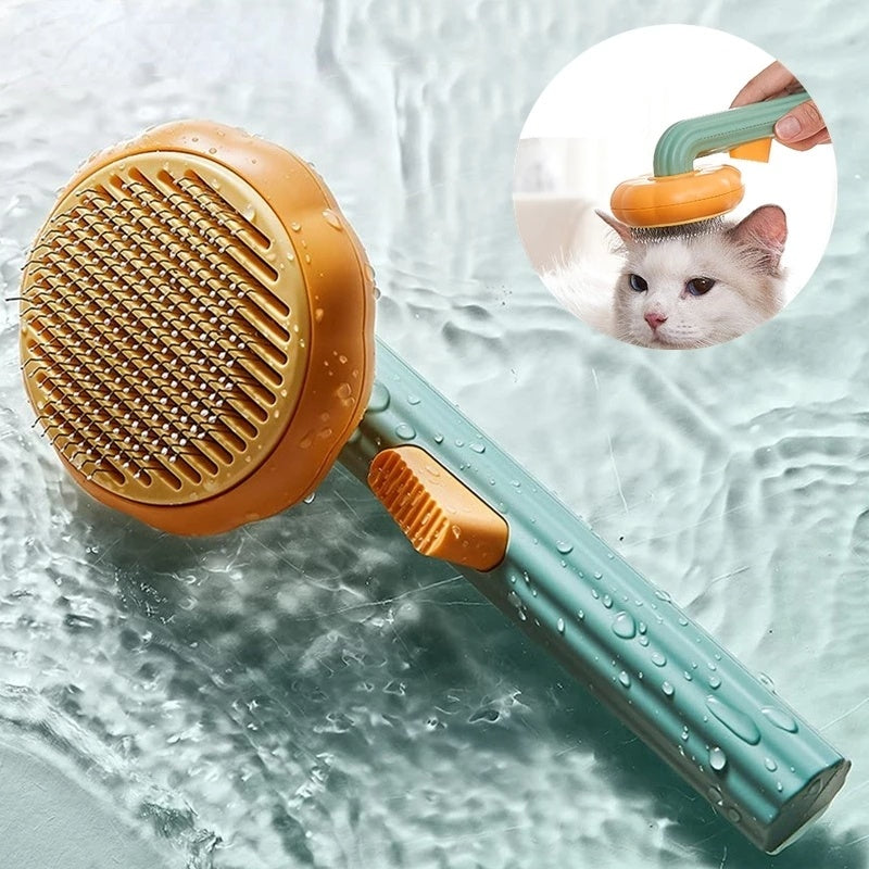 Pumpkin Tangled Hair Grooming Comb For Cat - My Pets R Us