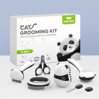 Cat Grooming Comb Bathing Brush Set - My Pets R Us